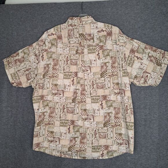 Woolrich John Rich & Bros Men's Vintage 80s Button Up Shirt Fish Size XL - Picture 3 of 10
